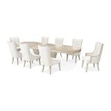 St. Charles - 9-Piece Pedestal Dining Room Set - Dove Gray