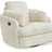 Tie-Breaker Swivel Glider Recliner (Color: Ivory)