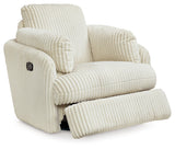 Tie-Breaker Swivel Glider Recliner (Color: Ivory)
