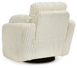 Tie-Breaker Swivel Glider Recliner (Color: Ivory)
