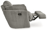 Tie-Breaker Swivel Glider Recliner (Color: Fog)