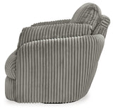 Tie-Breaker Swivel Glider Recliner (Color: Fog)