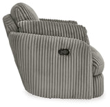 Tie-Breaker Swivel Glider Recliner (Color: Fog)
