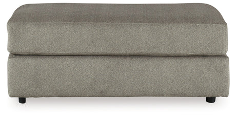 Soletren Oversized Ottoman (Variation Color: Ash)