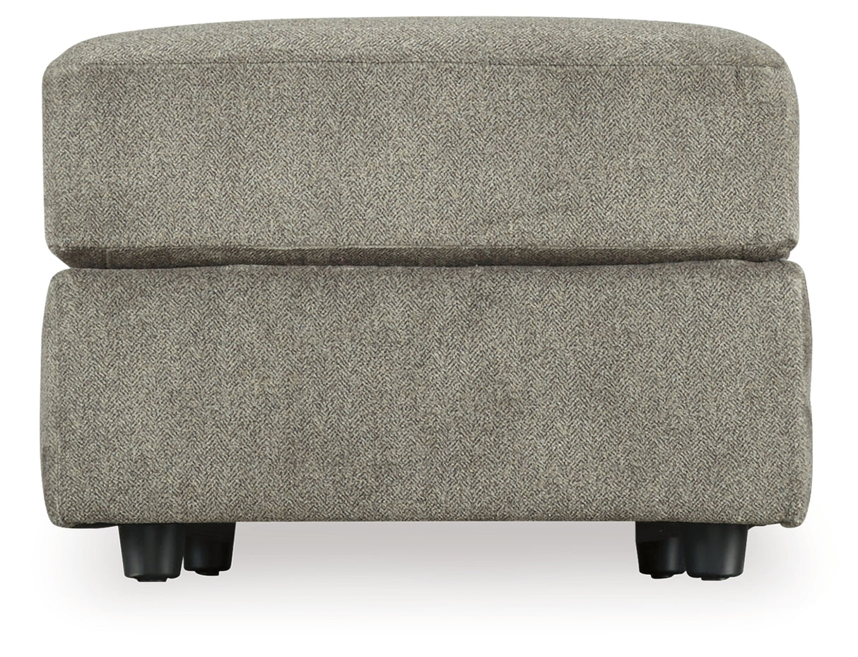 Soletren Oversized Ottoman (Variation Color: Ash)