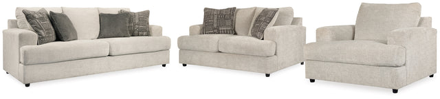 Soletren 3-Piece Sofa, Loveseat and Chair (Sofa, Loveseat, Oversized Chair)