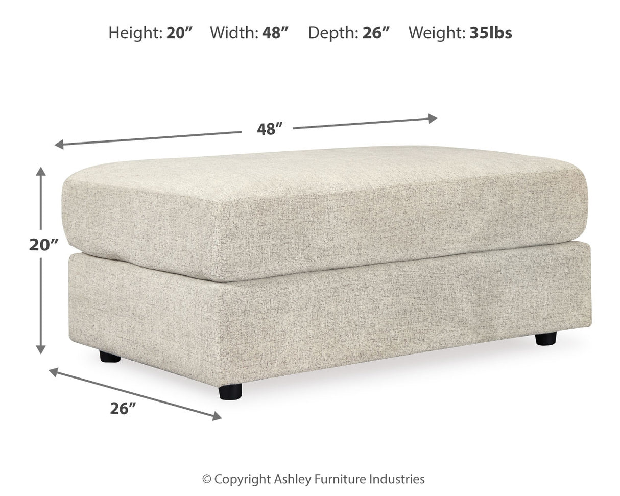 Soletren Oversized Ottoman (Color: Stone)