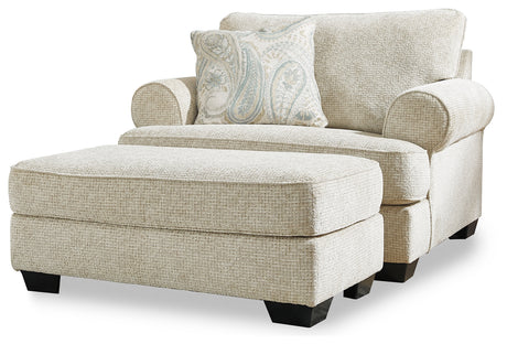 Monaghan 2-Piece Chair and Ottoman (Oversized Chair, Ottoman)