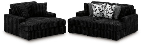 Midnight-Madness Super Chaise and Oversized Chaise