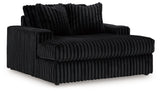 Midnight-Madness 2-Piece Sectional and Oversized Chaise