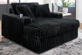 Midnight-Madness 2-Piece Sectional and Oversized Chaise