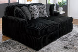 Midnight-Madness Super Chaise (Color: Onyx)
