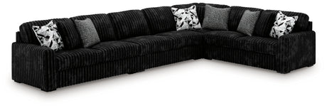 Midnight-Madness 4-Piece Sectional