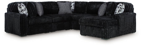 Midnight-Madness 6-Piece Sectional with Chaise
