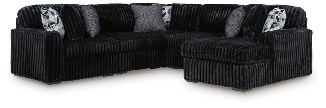 Midnight-Madness 6-Piece Sectional with Chaise