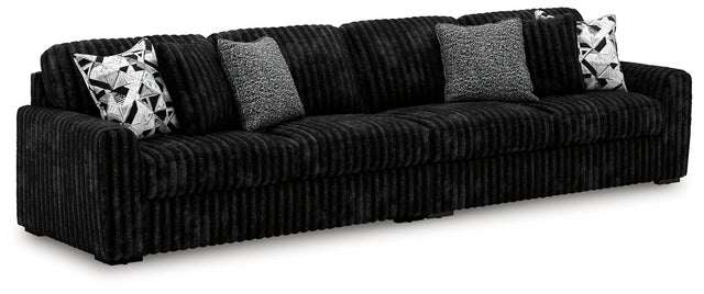 Midnight-Madness 2-Piece Sectional (Color: Onyx)