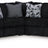 Midnight-Madness 3-Piece Sectional (Color: Onyx)