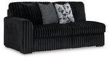 Midnight-Madness 4-Piece Sectional and Oversized Chaise