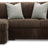 Midnight-Madness 2-Piece Sectional Sofa with Chaise (Color: Chocolate)