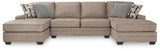 Cannonbrook 3-Piece Sectional with Chaise (Configuration: 3-Piece (Cannonbrook Left-Arm Facing Corner Chaise, Cannonbrook Right-Arm Facing Corner Chaise, Cannonbrook Armless Loveseat))