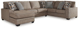 Cannonbrook 3-Piece Sectional with Chaise (Configuration: 3-Piece (Cannonbrook Left-Arm Facing Corner Chaise, Cannonbrook Armless Loveseat, Cannonbrook Right-Arm Facing Sofa))