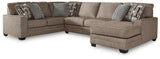 Cannonbrook 3-Piece Sectional with Chaise (Configuration: 3-Piece (Cannonbrook Right-Arm Facing Corner Chaise, Cannonbrook Armless Loveseat, Cannonbrook Left-Arm Facing Sofa))