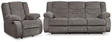 Tulen Reclining Sofa and Recliner