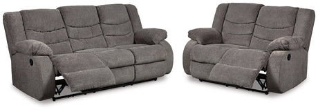 Tulen 2-Piece Sofa and Loveseat (Reclining Sofa, Reclining Loveseat)