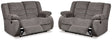 Tulen Set of 2 Reclining Loveseats