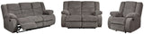 Tulen 3-Piece Sofa, Loveseat and Recliner (Recliner, Reclining Loveseat, Reclining Sofa)