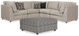 Kellway 6-Piece Sectional with Ottoman (Armless Chair, Armless Chair, Wedge, Wedge, Wedge, Ottoman With Storage)