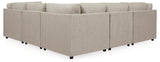 Kellway 6-Piece Sectional with Ottoman (Armless Chair, Armless Chair, Wedge, Wedge, Wedge, Ottoman With Storage)