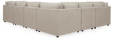 Kellway 7-Piece Sectional with Ottoman (Armless Chair, Armless Chair, Armless Chair, Wedge, Wedge, Wedge, Ottoman With Storage)