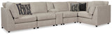 Kellway 5-Piece Sectional (Configuration: 6-Piece (Kellway Armless Chair, Kellway Armless Chair, Kellway Console with Storage, Kellway Wedge, Kellway Wedge, Kellway Wedge))