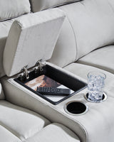 Social Pointe 3-Piece Power Reclining Sectional (Configuration: 3-Piece (Social Pointe Console with Storage, Social Pointe Left-Arm Facing Power Recliner, Social Pointe Right-Arm Facing Power Recliner))