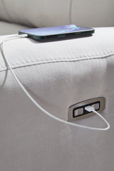 Social Pointe 3-Piece Power Reclining Sectional (Configuration: 5-Piece (Social Pointe Power Armless Recliner, Social Pointe Armless Chair, Social Pointe Left-Arm Facing Power Recliner, Social Pointe Right-Arm Facing Power Recliner, Social Pointe Wedge))