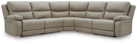 Narwhal Place Power Reclining Sectional (Configuration: 5-Piece (Power Armless Recliner, Armless Chair, Left-Arm Facing Power Recliner, Right-Arm Facing Power Recliner, Wedge))