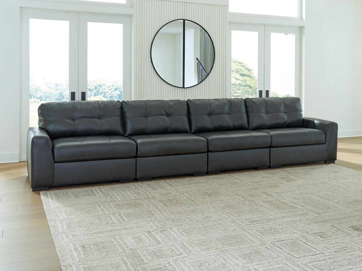 Brindley Pier 4-Piece Sectional (Configuration: 4-Piece (Brindley Pier Armless Chair, Brindley Pier Armless Chair, Brindley Pier Left-Arm Facing Corner Chair, Brindley Pier Right-Arm Facing Corner Chair))