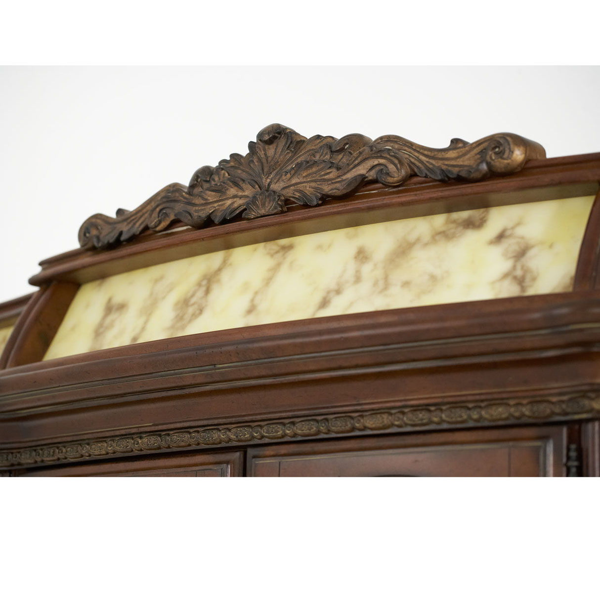 Villa Valencia - China Buffet with Lighted Top - Classic Chestnut