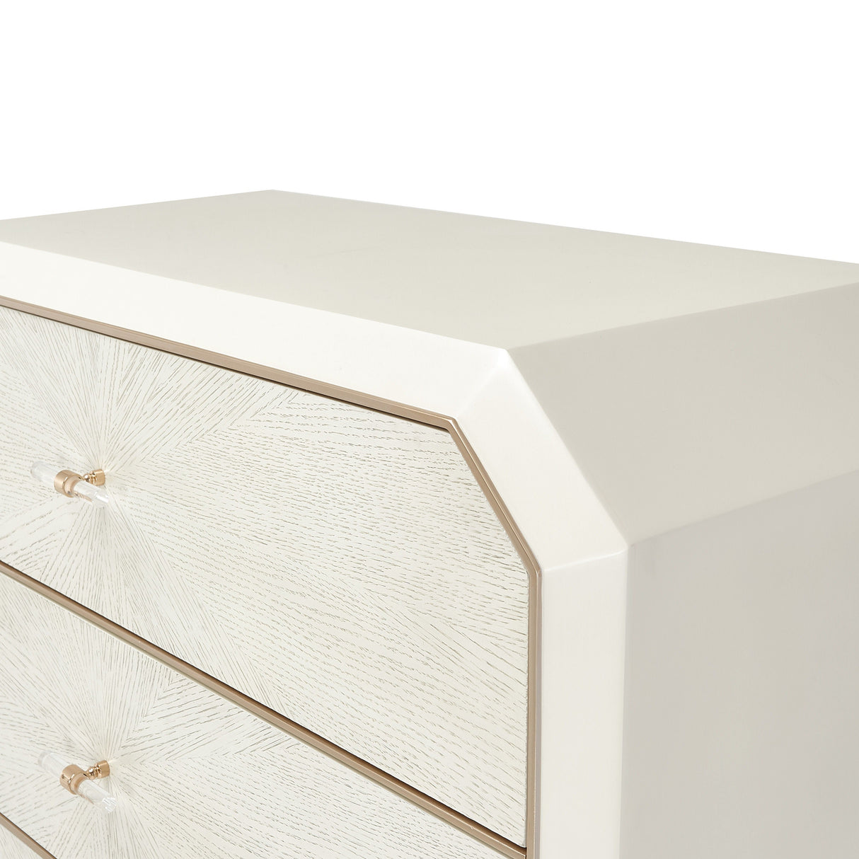 La Rachelle - 5-Drawer Chest - Champagne