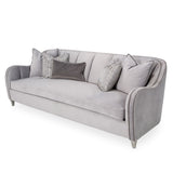 Roxbury Park - Velvet Sofa - Steel/Slate
