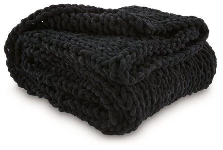 Chaddon Throw (Color: Black)