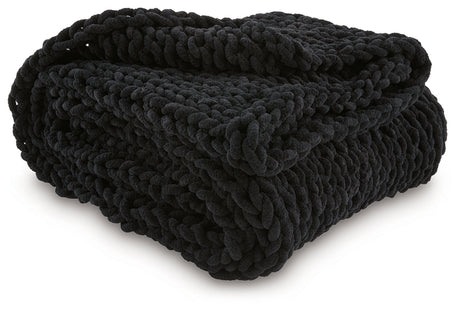 Chaddon Throw (Color: Black)