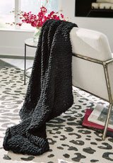 Chaddon Throw (Color: Black)