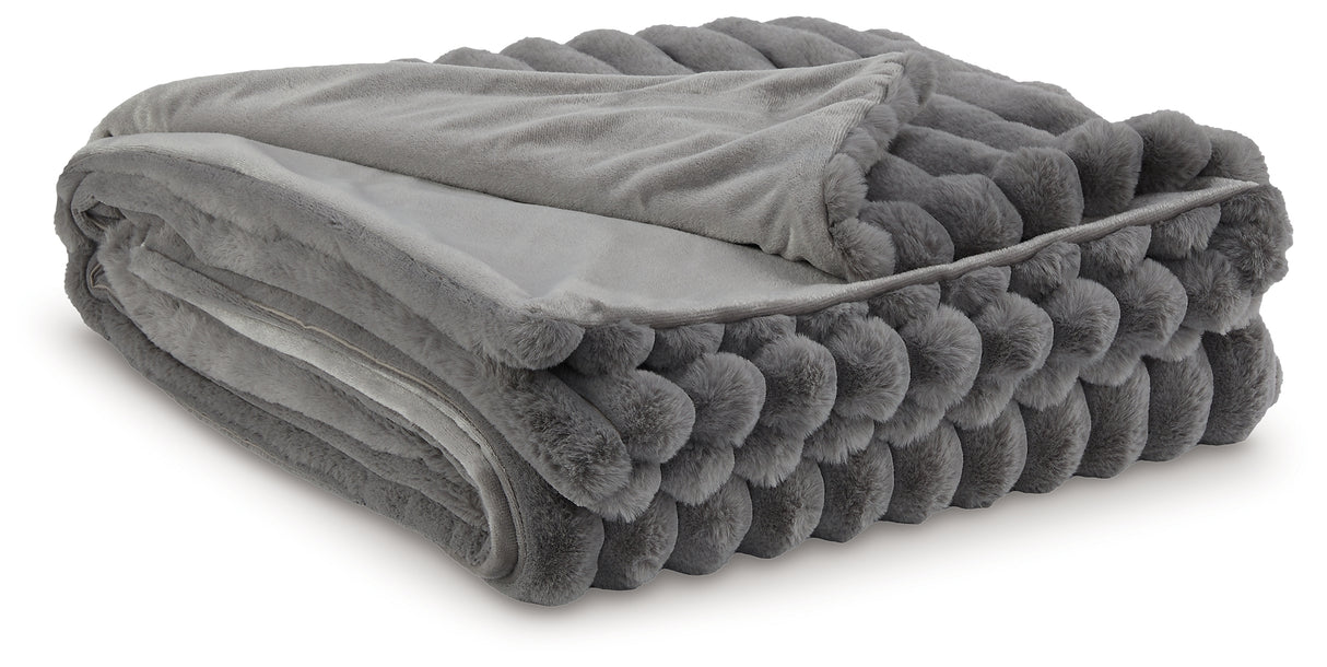 Alsonwell Throw (Set of 3) (Color: Gray)