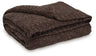 Anawood Throw (Set of 3) (Color: Brown)