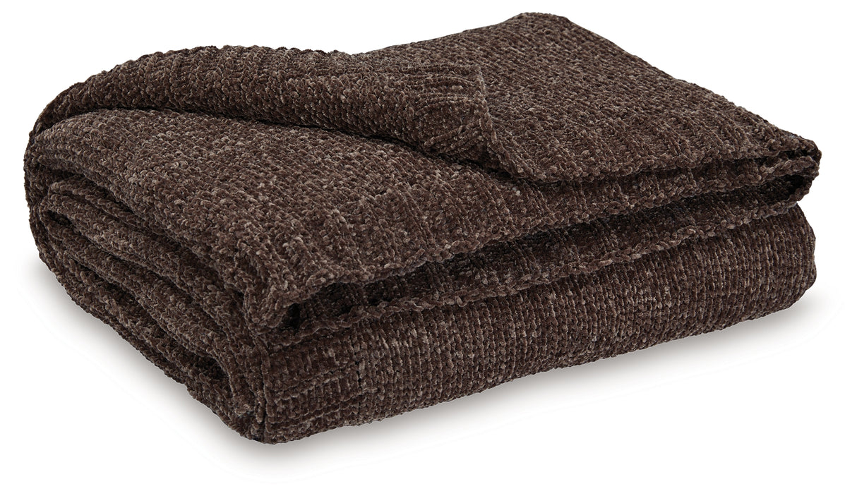 Anawood Throw (Color: Brown)