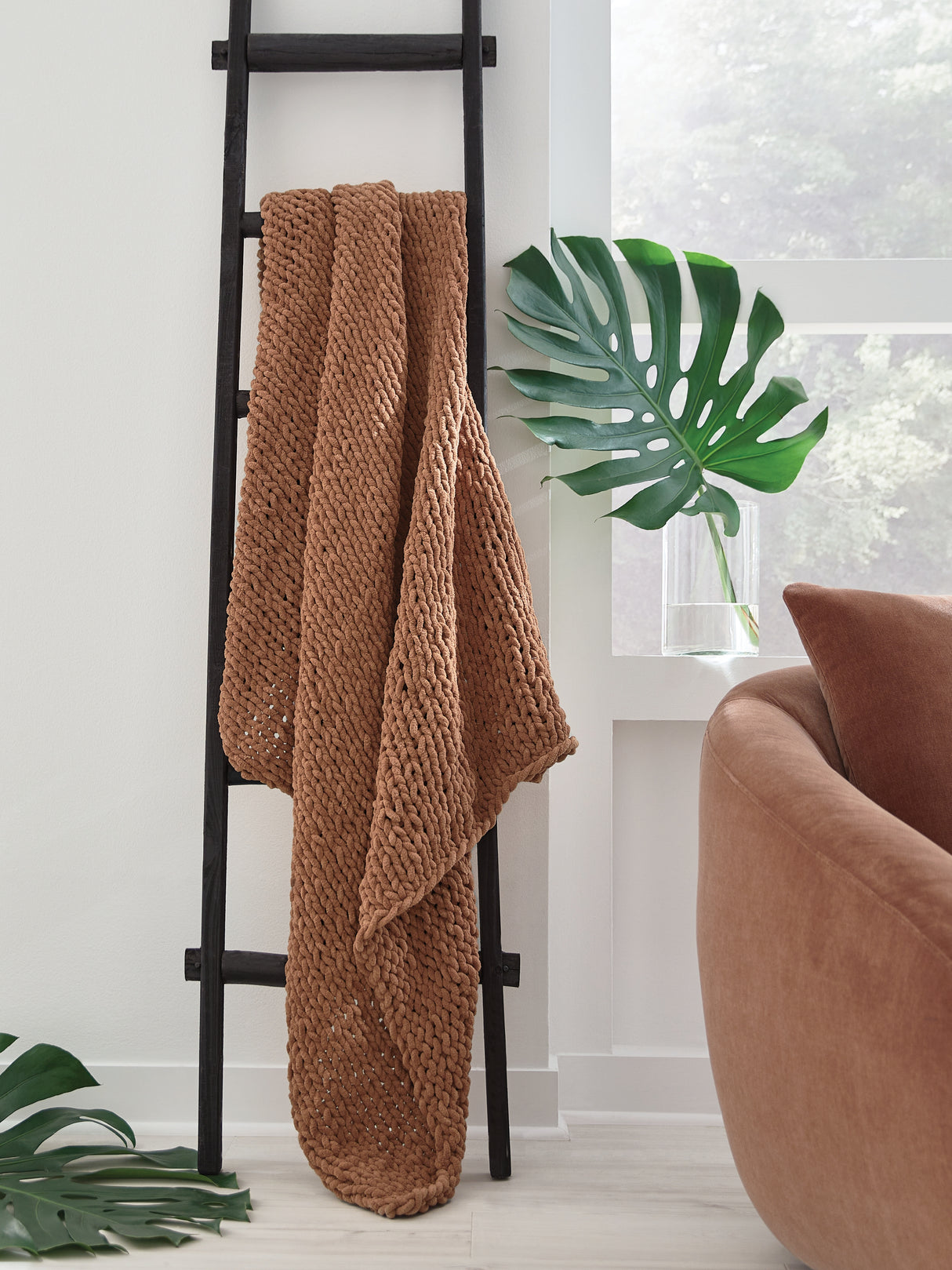 Chaddon Throw (Set of 3) (Color: Sienna)