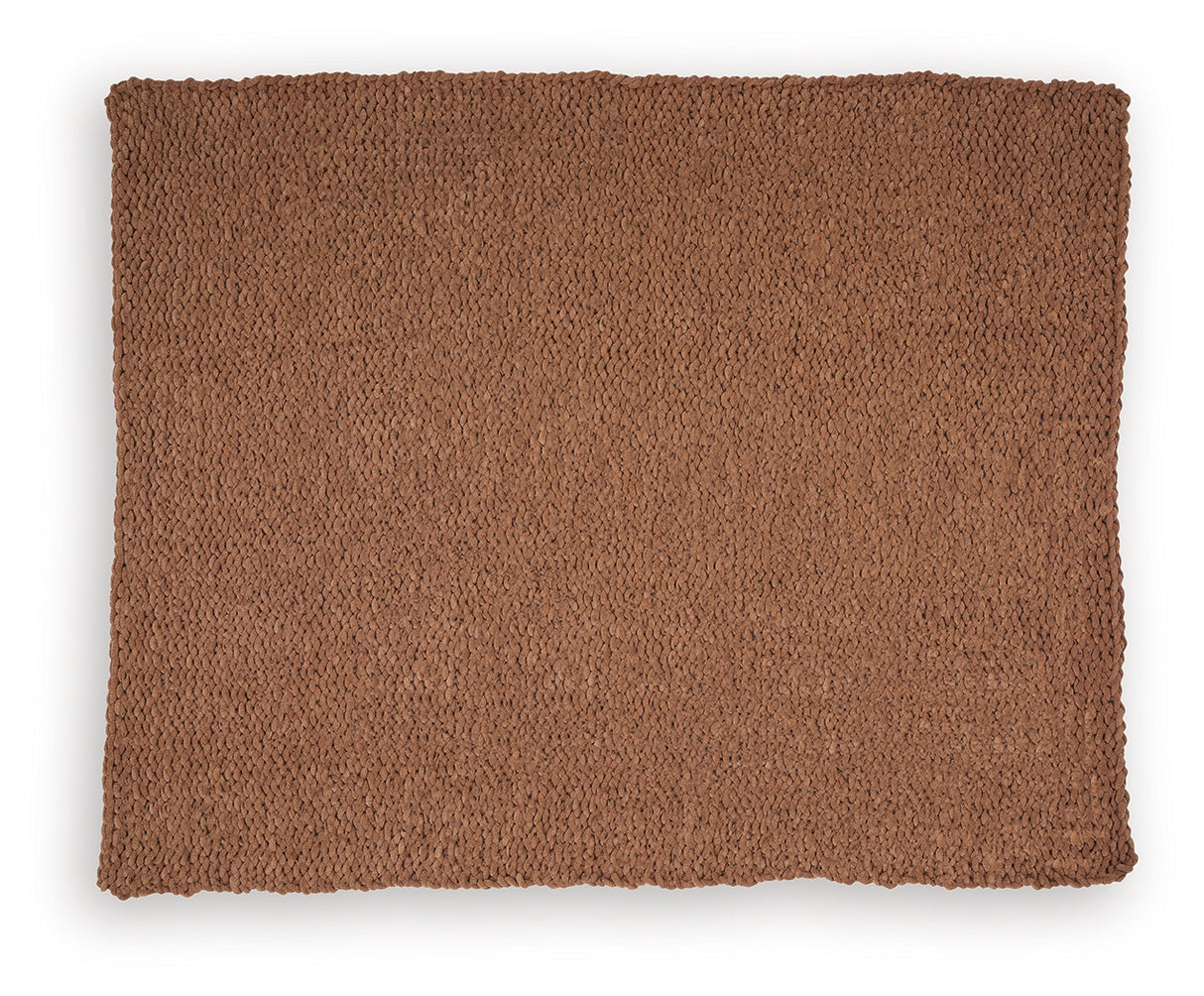 Chaddon Throw (Set of 3) (Color: Sienna)