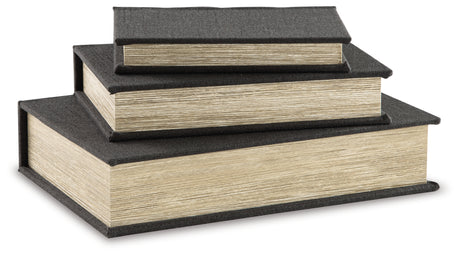 Jolina Box (Set of 3) (Variation Color: Black)